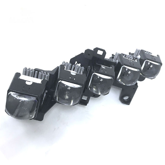 LED projector lens with high low beam matrix 5 leds for Automotive LED headlight accessaries factory wholesale 