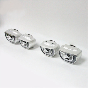 LED matrix with 4 high low beam projector lens for automotive headlight 
